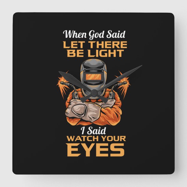 Reloj Cuadrado Soldadura (Anverso)