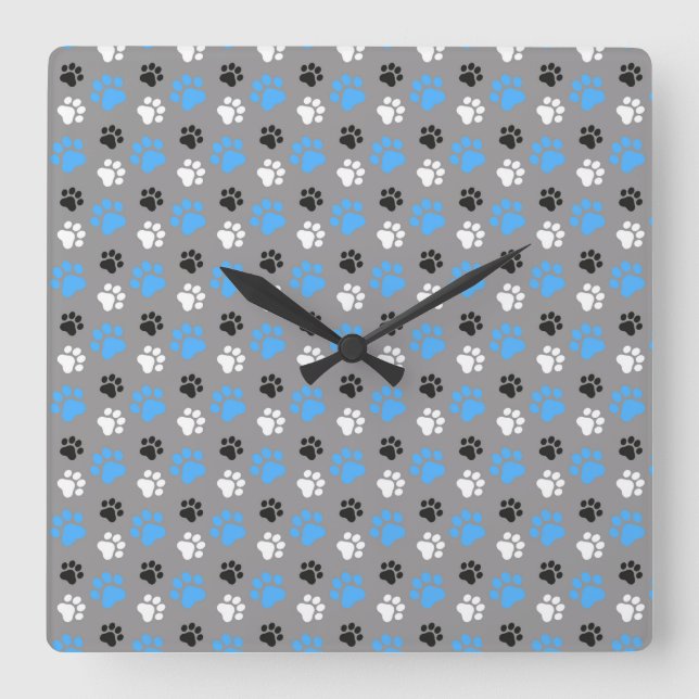 Reloj Cuadrado Sólo estoy viendo mis gatos (Anverso)