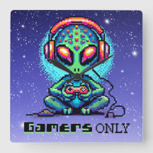 Sólo jugadores | Pixel Art Alien