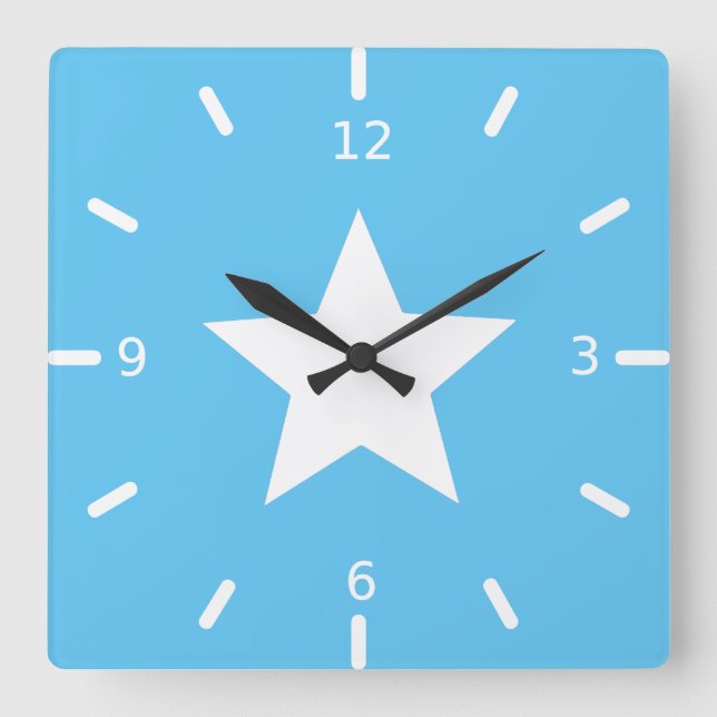 Reloj Cuadrado Somalia flag  (Anverso)