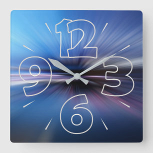 Reloj Cuadrado Sombras del Crepúsculo