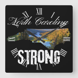 Reloj Cuadrado Somos Fuertes En Carolina Del Norte