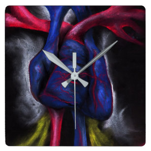Relojes De Pared Del Corazon Roto Zazzle Es