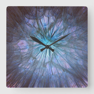 Reloj Cuadrado Soplo hermoso del diente de león