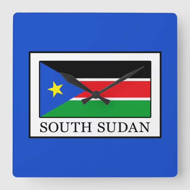 Reloj Cuadrado South Sudan (Anverso)