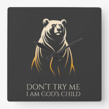 Soy gráfico de oso hijo de Dios