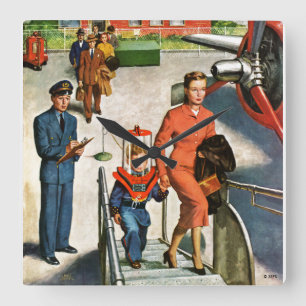 Reloj Cuadrado Space Traveller