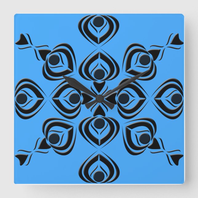 Reloj Cuadrado Spades (Anverso)