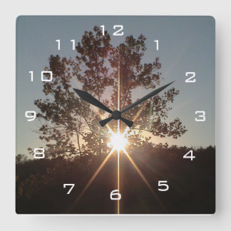 Reloj Cuadrado Spark of Inspiration Acrylic Wall Clock