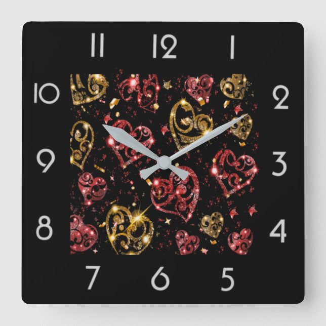 Reloj Cuadrado Sparkings (Anverso)