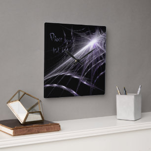 Reloj Cuadrado Spider Web