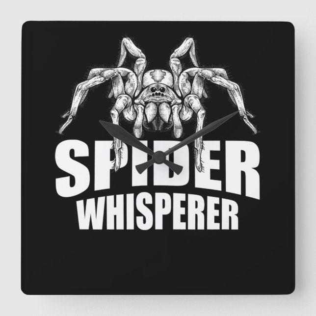 Reloj Cuadrado Spider Whisperer Halloween Tarantula Spider Gift (Anverso)