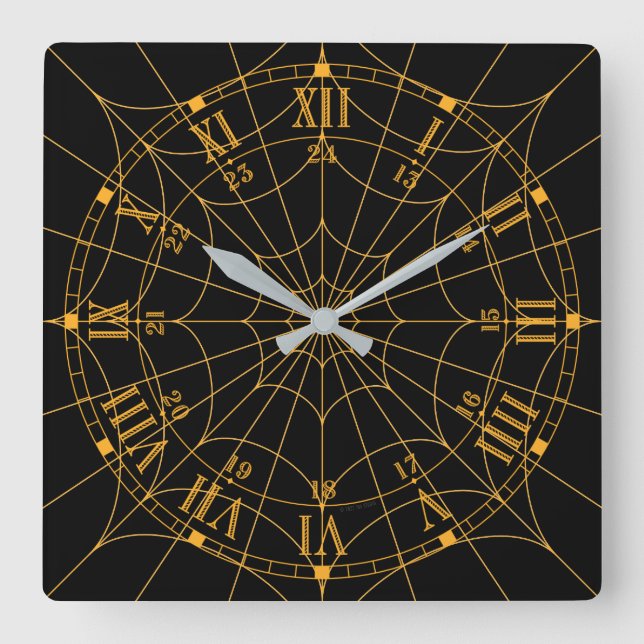 Reloj Cuadrado Spiderweb Wall Clock (Anverso)