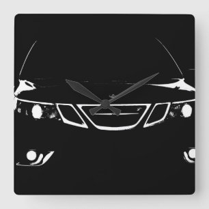 Reloj Cuadrado Square Saab Clock