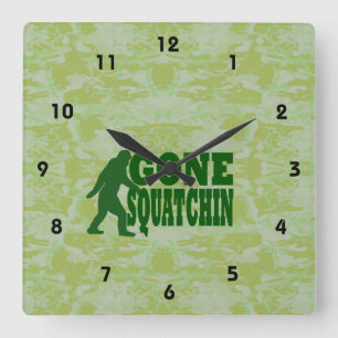 Reloj Cuadrado Squatchin ido