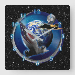 RELOJ CUADRADO SR-71 BLACKBIRD ALTOS RANGERS