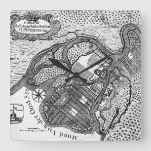 Reloj Cuadrado St Petersburg Plan