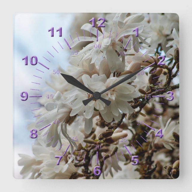 Reloj Cuadrado Starry Magnolia 5781 (Anverso)