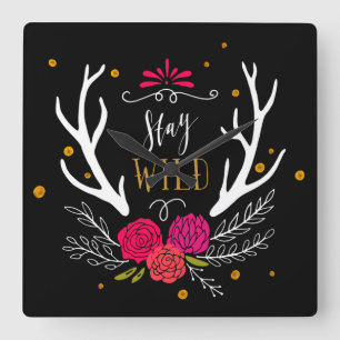 Reloj Cuadrado Stay Wild