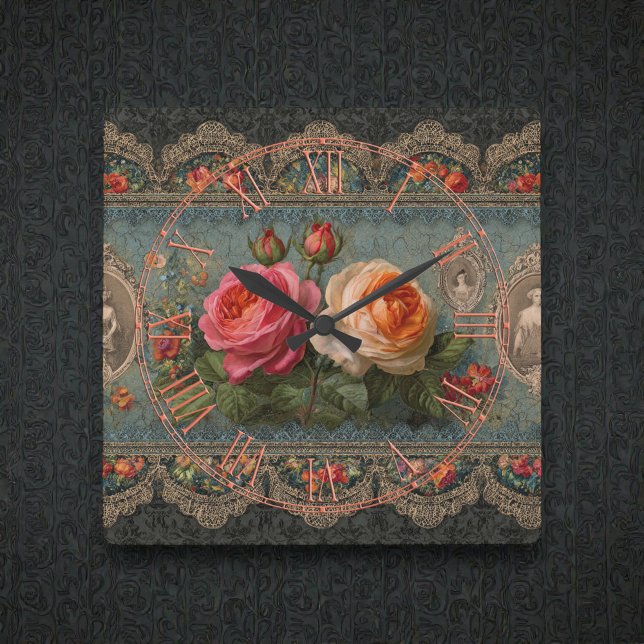 Reloj Cuadrado Steampunk Victorian Wall Clock (Subido por el creador)