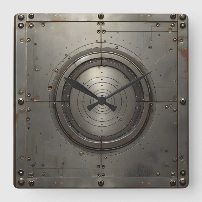 Reloj Cuadrado steel object (Anverso)