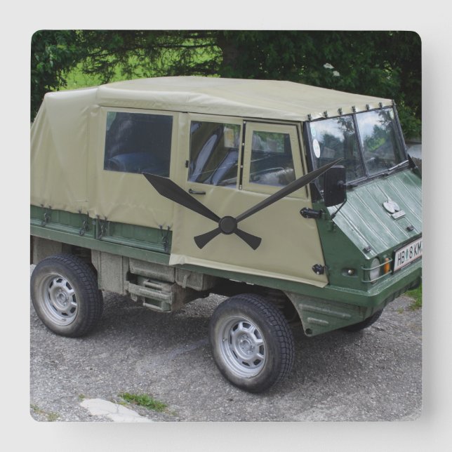Reloj Cuadrado Steyr Puch Haflinger (Anverso)