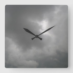 Reloj Cuadrado Storm Clouds Wall Clock