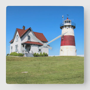 Reloj Cuadrado Stratford Point Lighthouse, Connecticut