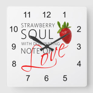 Reloj Cuadrado Strawberry Soul