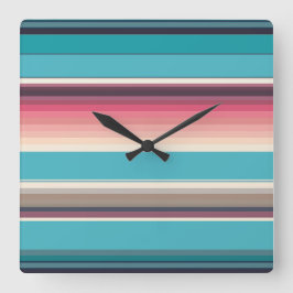 Reloj Cuadrado Stripes of the Horizon  