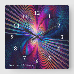 Reloj Cuadrado Structural Iridescence