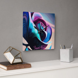 Reloj Cuadrado Su Majestad de Medianoche: La belleza oscura de lo