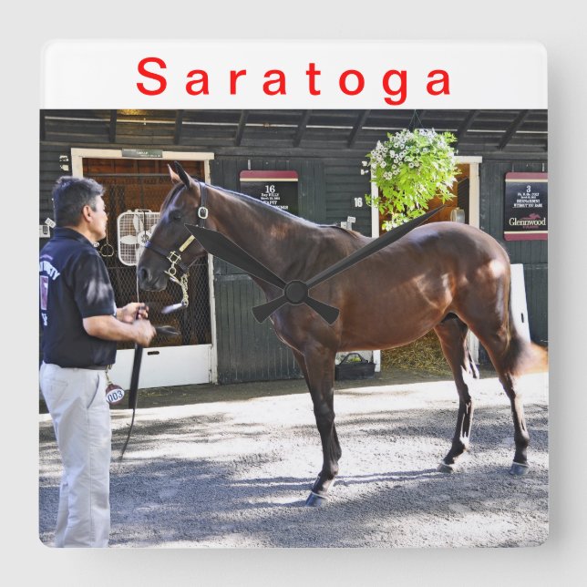 Reloj Cuadrado Subastas de Yearling Fasig Tipton (Anverso)