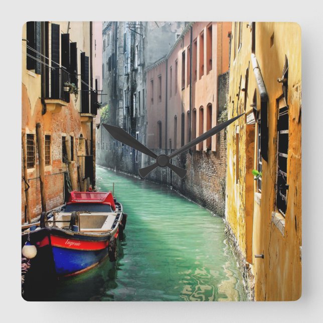 RELOJ CUADRADO SUEÑO DEL MURO DE VENECIA (Anverso)