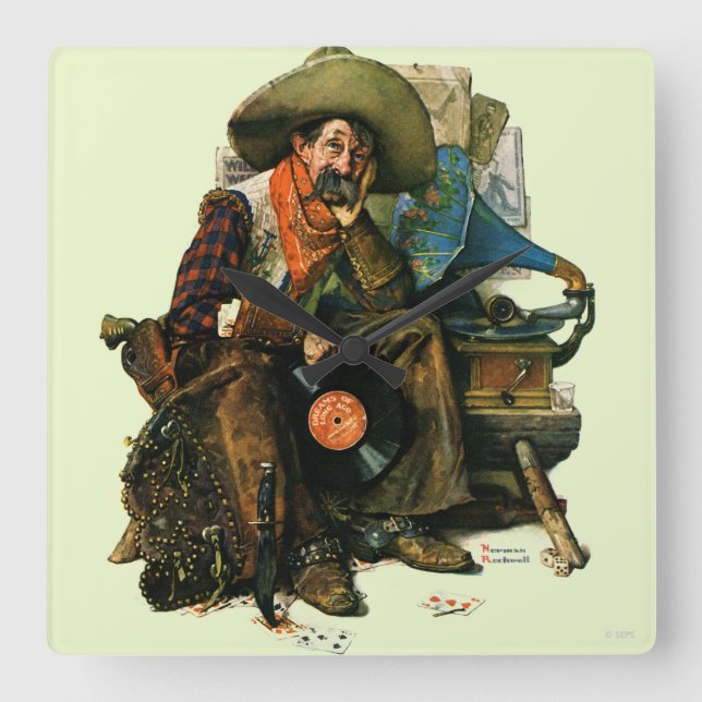 Reloj Cuadrado Sueños de hace tiempo (Anverso)