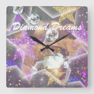 Reloj Cuadrado Sueños del diamante