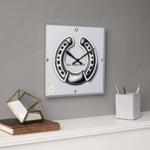 Reloj Cuadrado "Suerte Tradicional"