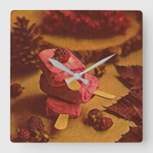 Reloj Cuadrado Summer ice cream lovers