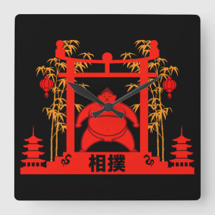 Reloj Cuadrado Sumo Wrestler