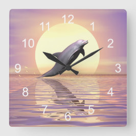 Reloj Cuadrado Sun Dolphin
