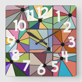 Reloj Cuadrado Sun Rays