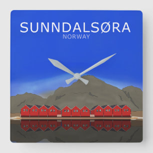 Reloj Cuadrado Sunndalsøra Noruega