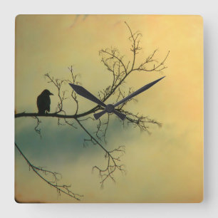 Reloj Cuadrado Sunny Day Crow