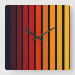 Reloj Cuadrado Sunset