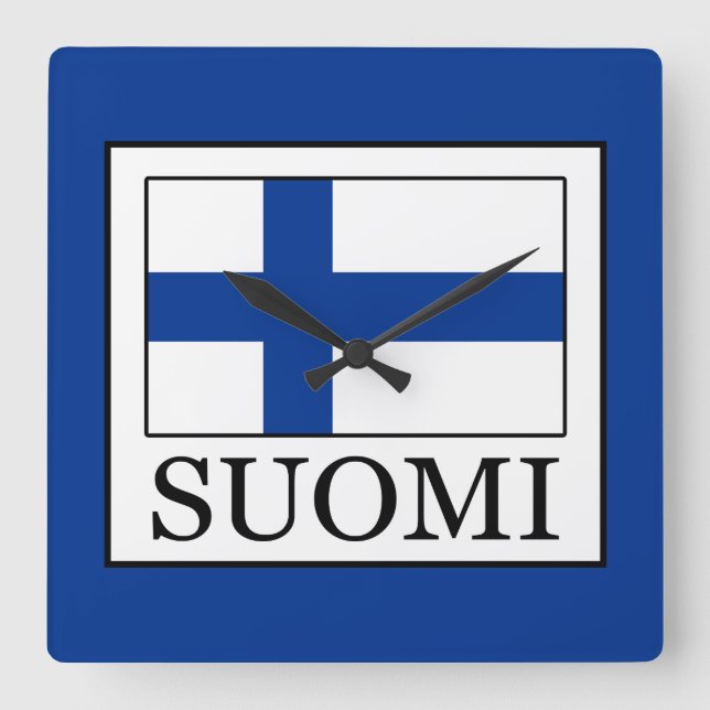 Reloj Cuadrado Suomi (Anverso)