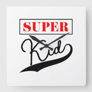 Reloj Cuadrado Super Kid