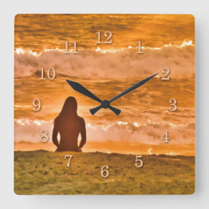 RELOJ CUADRADO SURFER SWAMI