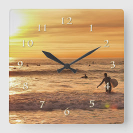 RELOJ CUADRADO SURFERS SUN HEADHOME