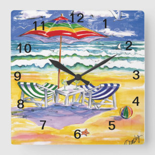 Reloj Cuadrado Surviving Stress-wall clock
