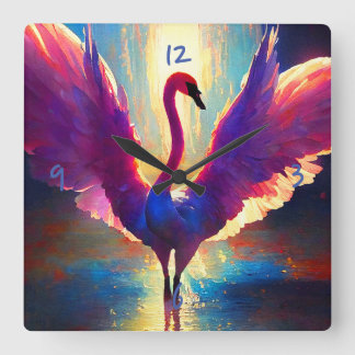 Reloj Cuadrado Swan Awake ::